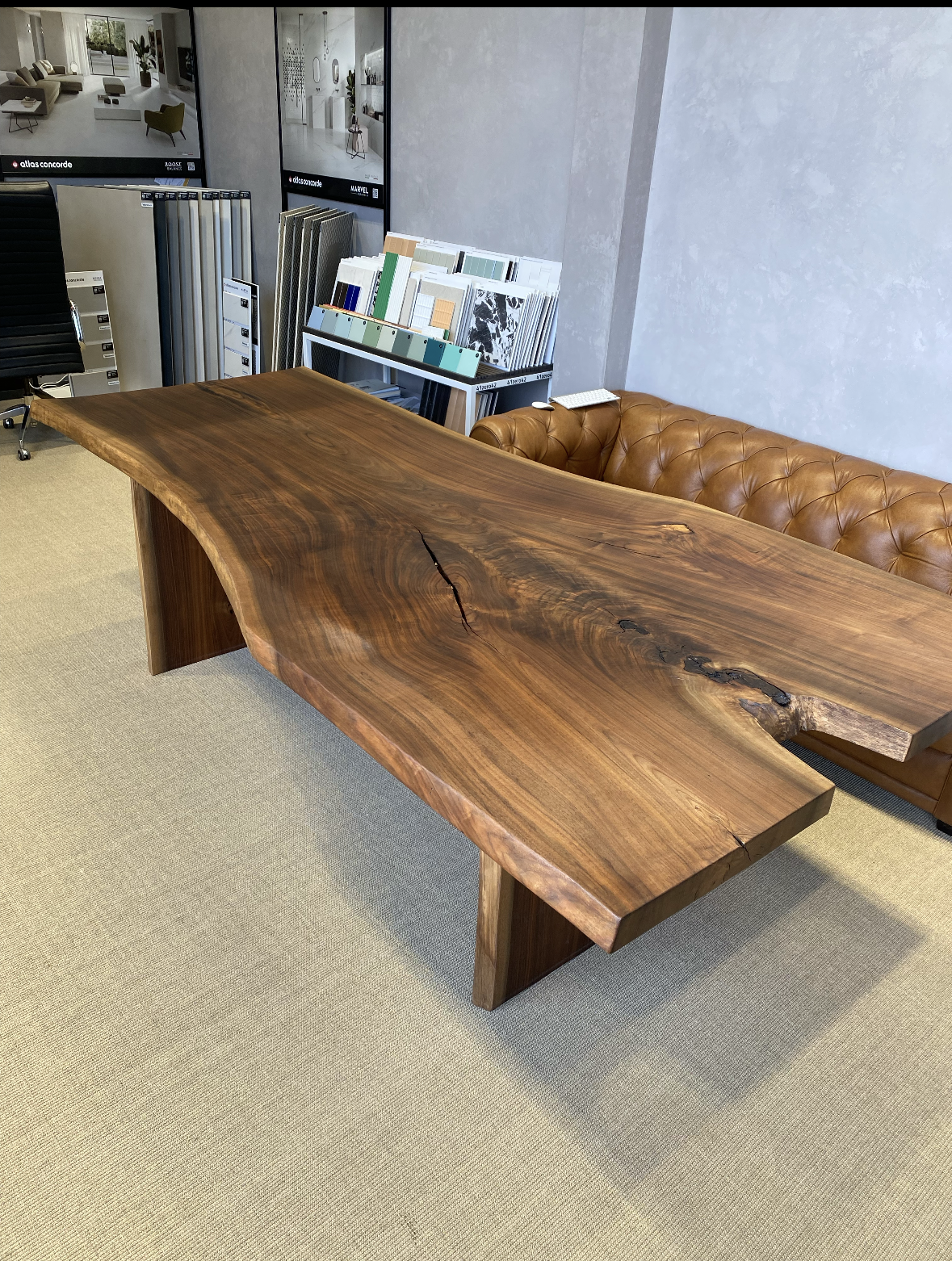American walnut river table